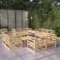 vidaXL 9-tlg. Garten-Lounge-Set Massivholz Kiefer vidaXL 9-tlg. Garten-Lounge-Set Massivholz Kiefer
