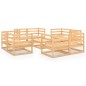 vidaXL 9-tlg. Garten-Lounge-Set Massivholz Kiefer vidaXL 9-tlg. Garten-Lounge-Set Massivholz Kiefer