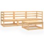 vidaXL 4-tlg. Garten-Lounge-Set Massivholz Kiefer vidaXL 4-tlg. Garten-Lounge-Set Massivholz Kiefer