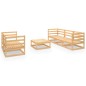 vidaXL 6-tlg. Garten-Lounge-Set Massivholz Kiefer vidaXL 6-tlg. Garten-Lounge-Set Massivholz Kiefer