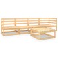 vidaXL 5-tlg. Garten-Lounge-Set Massivholz Kiefer vidaXL 5-tlg. Garten-Lounge-Set Massivholz Kiefer