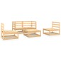 vidaXL 5-tlg. Garten-Lounge-Set Massivholz Kiefer vidaXL 5-tlg. Garten-Lounge-Set Massivholz Kiefer