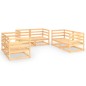 vidaXL 6-tlg. Garten-Lounge-Set Massivholz Kiefer vidaXL 6-tlg. Garten-Lounge-Set Massivholz Kiefer