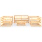 vidaXL 7-tlg. Garten-Lounge-Set Massivholz Kiefer vidaXL 7-tlg. Garten-Lounge-Set Massivholz Kiefer