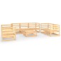 vidaXL 8-tlg. Garten-Lounge-Set Kiefer Massivholz vidaXL 8-tlg. Garten-Lounge-Set Kiefer Massivholz