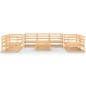vidaXL 8-tlg. Garten-Lounge-Set Kiefer Massivholz vidaXL 8-tlg. Garten-Lounge-Set Kiefer Massivholz