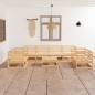 vidaXL 9-tlg. Garten-Lounge-Set Massivholz Kiefer vidaXL 9-tlg. Garten-Lounge-Set Massivholz Kiefer