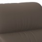 Massagesessel Grau Kunstleder Massagesessel Grau Kunstleder