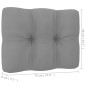 vidaXL 3-Sitzer-Sofa mit Kissen Kiefer Massivholz vidaXL 3-Sitzer-Sofa mit Kissen Kiefer Massivholz