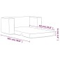 2-Sitzer Kindersofa mit Schlaffunktion Blau Weicher Plüsch 2-Sitzer Kindersofa mit Schlaffunktion Blau Weicher Plüsch