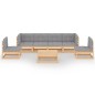 vidaXL 7-tlg. Garten-Lounge-Set mit Kissen Kiefer Massivholz vidaXL 7-tlg. Garten-Lounge-Set mit Kissen Kiefer Massivholz