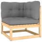 vidaXL 7-tlg. Garten-Lounge-Set mit Kissen Kiefer Massivholz vidaXL 7-tlg. Garten-Lounge-Set mit Kissen Kiefer Massivholz