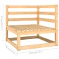 vidaXL 7-tlg. Garten-Lounge-Set mit Kissen Kiefer Massivholz vidaXL 7-tlg. Garten-Lounge-Set mit Kissen Kiefer Massivholz