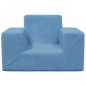 Kindersofa Blau Weich Plüsch Kindersofa Blau Weich Plüsch