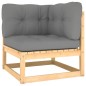 vidaXL 6-tlg. Garten-Lounge-Set mit Kissen Kiefer Massivholz vidaXL 6-tlg. Garten-Lounge-Set mit Kissen Kiefer Massivholz