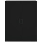 Highboard Schwarz 69,5x34x180 cm Holzwerkstoff Highboard Schwarz 69,5x34x180 cm Holzwerkstoff