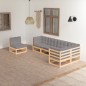 vidaXL 6-tlg. Garten-Lounge-Set mit Kissen Kiefer Massivholz vidaXL 6-tlg. Garten-Lounge-Set mit Kissen Kiefer Massivholz