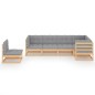 vidaXL 6-tlg. Garten-Lounge-Set mit Kissen Kiefer Massivholz vidaXL 6-tlg. Garten-Lounge-Set mit Kissen Kiefer Massivholz