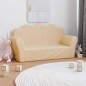 Kindersofa 2-Sitzer Creme Weich Plüsch Kindersofa 2-Sitzer Creme Weich Plüsch