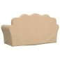 Kindersofa 2-Sitzer Creme Weich Plüsch Kindersofa 2-Sitzer Creme Weich Plüsch