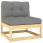 vidaXL 6-tlg. Garten-Lounge-Set mit Kissen Kiefer Massivholz vidaXL 6-tlg. Garten-Lounge-Set mit Kissen Kiefer Massivholz