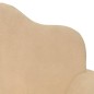 Kindersofa 2-Sitzer Creme Weich Plüsch Kindersofa 2-Sitzer Creme Weich Plüsch