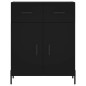Highboard Schwarz 69,5x34x180 cm Holzwerkstoff Highboard Schwarz 69,5x34x180 cm Holzwerkstoff