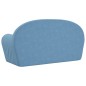vidaXL Kindersofa 2-Sitzer Blau Weich Plüsch vidaXL Kindersofa 2-Sitzer Blau Weich Plüsch
