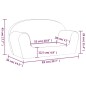vidaXL Kindersofa 2-Sitzer Blau Weich Plüsch vidaXL Kindersofa 2-Sitzer Blau Weich Plüsch