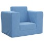 Schlafsofa für Kinder Blau Weicher Plüsch Schlafsofa für Kinder Blau Weicher Plüsch