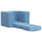 Schlafsofa für Kinder Blau Weicher Plüsch Schlafsofa für Kinder Blau Weicher Plüsch