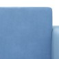 Schlafsofa für Kinder Blau Weicher Plüsch Schlafsofa für Kinder Blau Weicher Plüsch