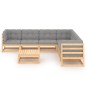 vidaXL 8-tlg. Garten-Lounge-Set mit Kissen Kiefer Massivholz vidaXL 8-tlg. Garten-Lounge-Set mit Kissen Kiefer Massivholz