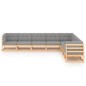 vidaXL 8-tlg. Garten-Lounge-Set mit Kissen Massivholz Kiefer vidaXL 8-tlg. Garten-Lounge-Set mit Kissen Massivholz Kiefer