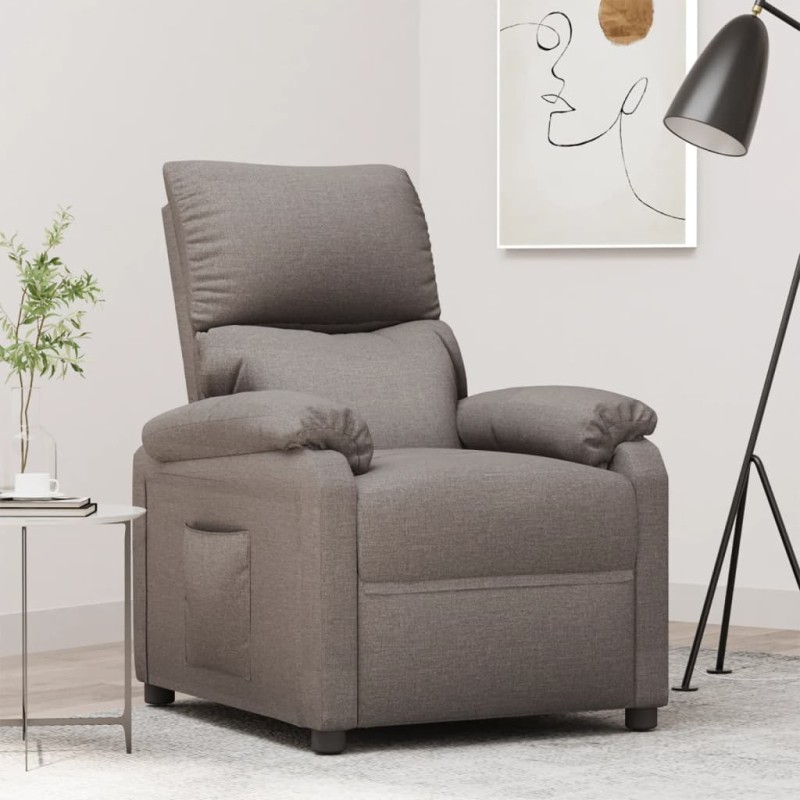 Relaxsessel Taupe Stoff Relaxsessel Taupe Stoff