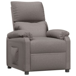 Relaxsessel Taupe Stoff