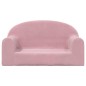 Kindersofa 2-Sitzer Rosa Weich Plüsch Kindersofa 2-Sitzer Rosa Weich Plüsch