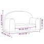 Kindersofa 2-Sitzer Rosa Weich Plüsch Kindersofa 2-Sitzer Rosa Weich Plüsch