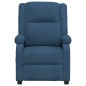 Massagesessel Blau Stoff Massagesessel Blau Stoff