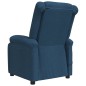 Massagesessel Blau Stoff Massagesessel Blau Stoff