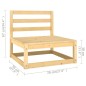 vidaXL 10-tlg. Garten-Lounge-Set mit Kissen Kiefer Massivholz vidaXL 10-tlg. Garten-Lounge-Set mit Kissen Kiefer Massivholz