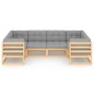 vidaXL 6-tlg. Garten-Lounge-Set mit Kissen Kiefer Massivholz vidaXL 6-tlg. Garten-Lounge-Set mit Kissen Kiefer Massivholz