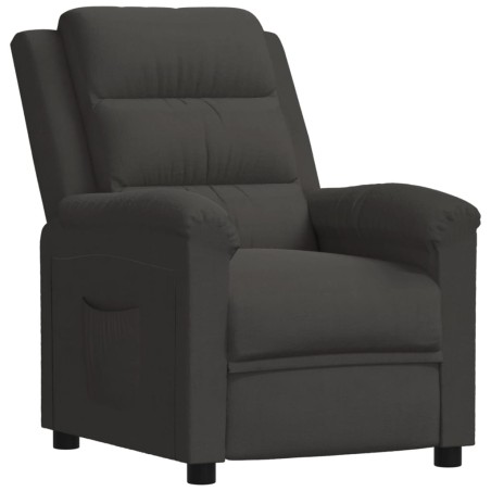 Relaxsessel Dunkelgrau Samt