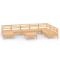 vidaXL 9-tlg. Garten-Lounge-Set Massivholz Kiefer vidaXL 9-tlg. Garten-Lounge-Set Massivholz Kiefer