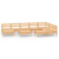 vidaXL 10-tlg. Garten-Lounge-Set Massivholz Kiefer vidaXL 10-tlg. Garten-Lounge-Set Massivholz Kiefer