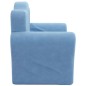 Schlafsofa für Kinder Blau Weicher Plüsch Schlafsofa für Kinder Blau Weicher Plüsch