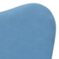 Schlafsofa für Kinder Blau Weicher Plüsch Schlafsofa für Kinder Blau Weicher Plüsch