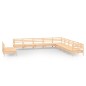 vidaXL 11-tlg. Garten-Lounge-Set Massivholz Kiefer vidaXL 11-tlg. Garten-Lounge-Set Massivholz Kiefer