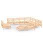 vidaXL 11-tlg. Garten-Lounge-Set Massivholz Kiefer vidaXL 11-tlg. Garten-Lounge-Set Massivholz Kiefer