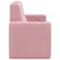 Kindersofa 2-Sitzer Rosa Weich Plüsch Kindersofa 2-Sitzer Rosa Weich Plüsch